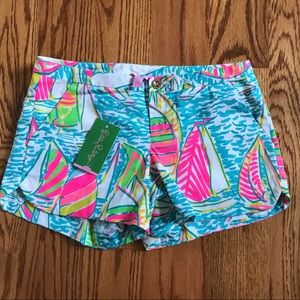 Lilly Pulitzer Adie You Gotta Regatta shorts NWT